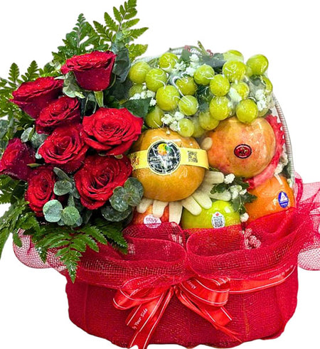 Colorful Fruit Basket Vietnam