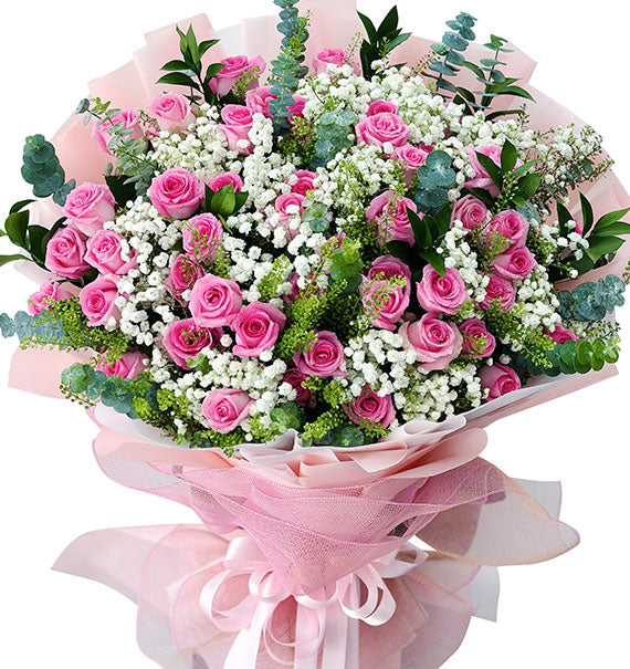 Dreamy Rose Garden Bouquet Vietnamese Flowers