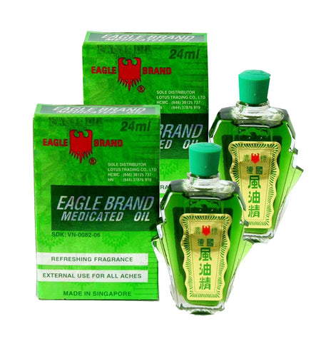 2 Bottles Of Eagle Brand Medicated Oil