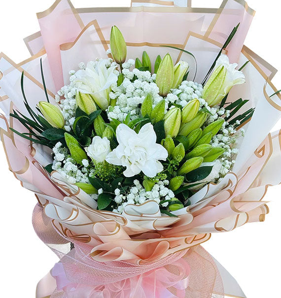 Elegant Lily Bouquet Vietnam