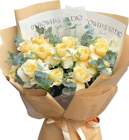 Elegant Rose Bloom Bouquet Vietnamese Flowers