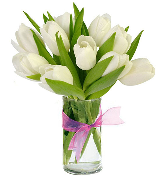 Elegant Spring Tulips Vase Vietnam