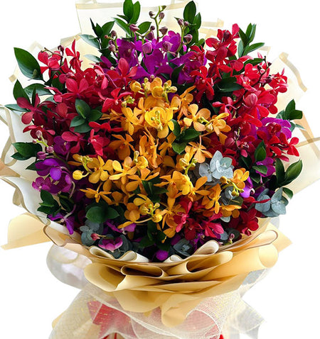 Elegant Tropical Mokara Bouquet Vietnam