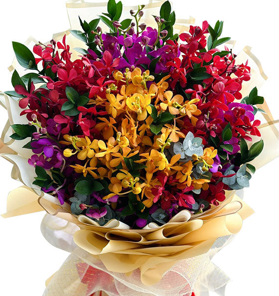 Elegant Tropical Mokara Bouquet Vietnam