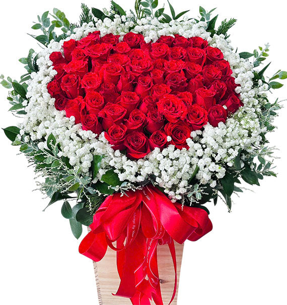 Eternal Love Flower Box Vietnamese Flowers