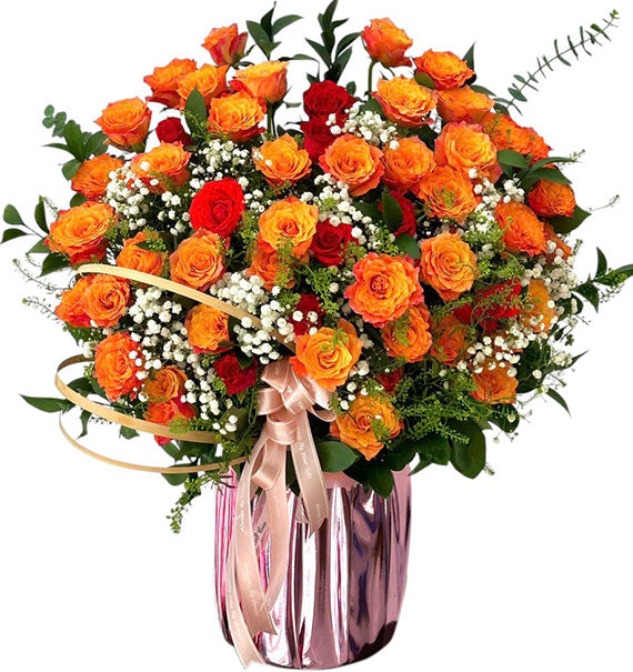 Floral Birthday Surprise Basket Vietnameseflowers