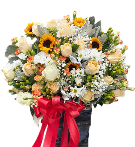 Flowers In Basket 02 - Vietnamese Flowers