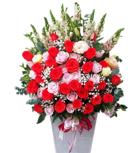 Flowers In Basket 07 - Vietnamese Flowers