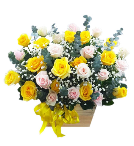 Flowers In Basket 08 - Vietnamese Flowers