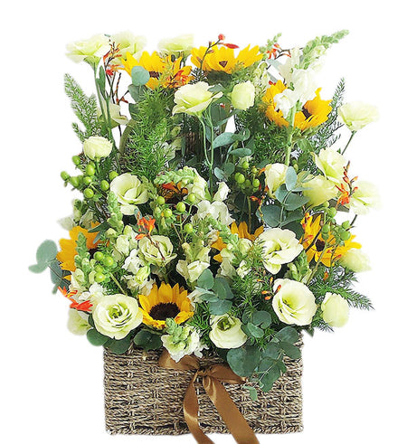 Flowers In Basket 13 - Vietnamese Flowers