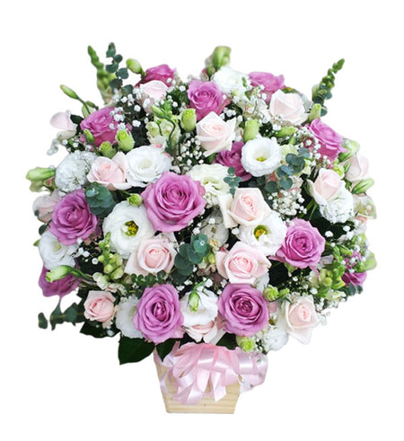 Flowers In Basket 18 - Vietnamese Flowers