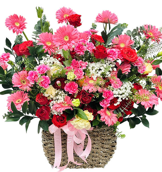 Forever Love Mom Basket Vietnamese Flowers