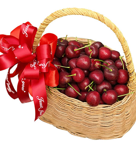 Fresh Cherries Basket Vietnam