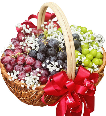 Fresh Grapes Basket Vietnam