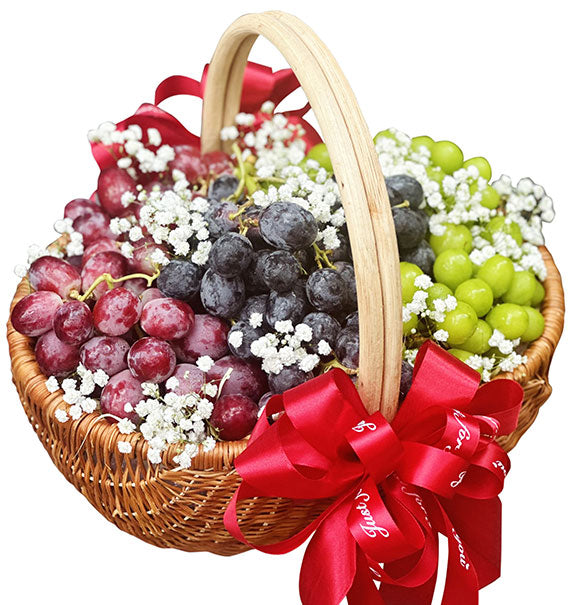 Fresh Grapes Basket Vietnam