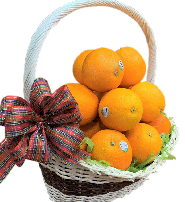 Fresh Oranges Basket - Vietnamese Flowers