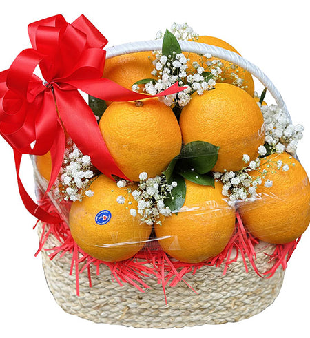 Fresh Oranges Basket Vietnam