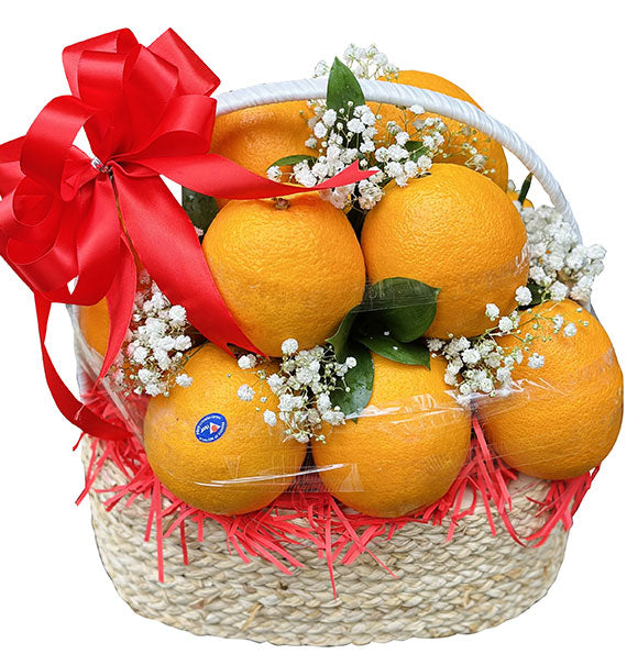 Fresh Oranges Basket Vietnam