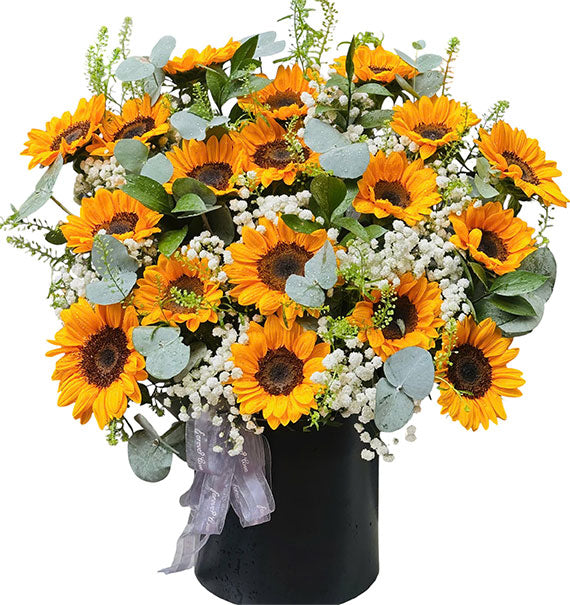 Fresh Sunflower Basket Vietnam