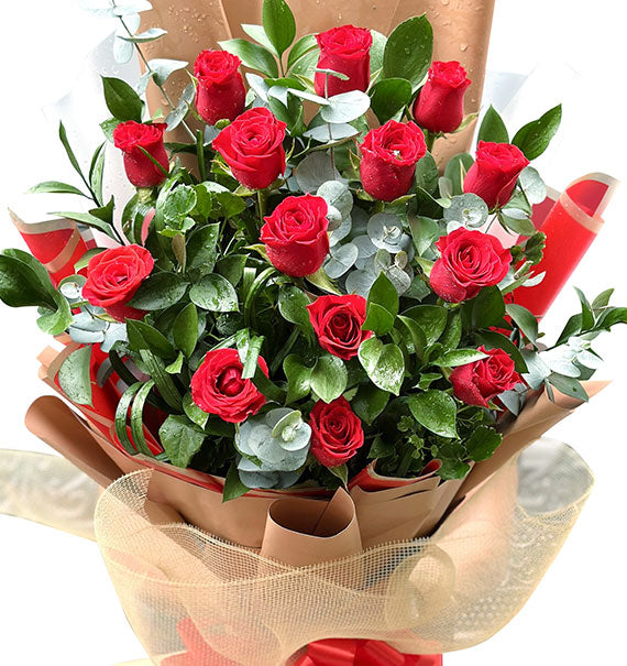 Gentle Love Rose Bouquet Vietnamese Flowers