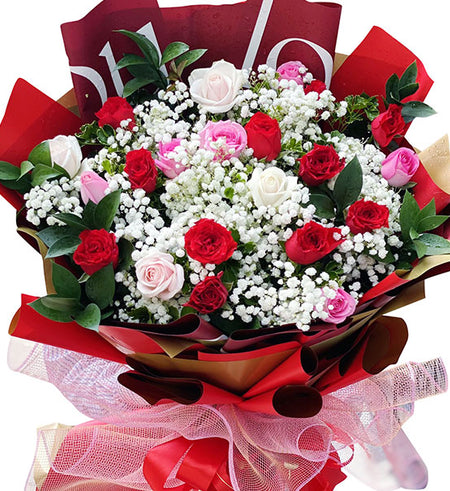 Grace & Love Rose Bouquet Vietnamese Flowers