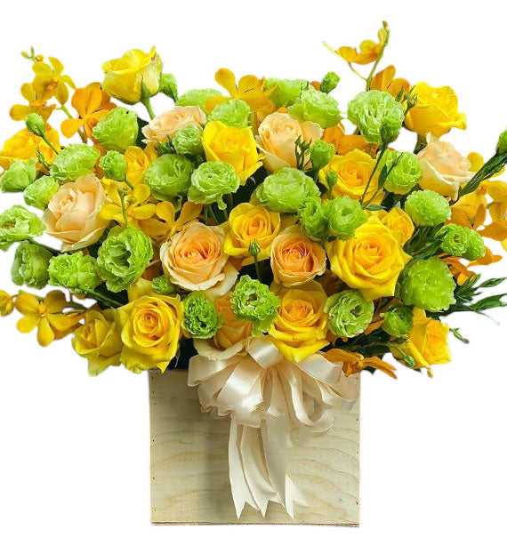 Happy Times Friend Basket Vietnamese Flowers