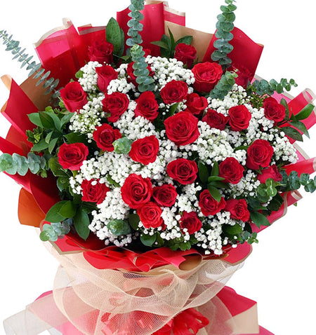 Heartfelt Rose Bouquet Vietnamese Flowers