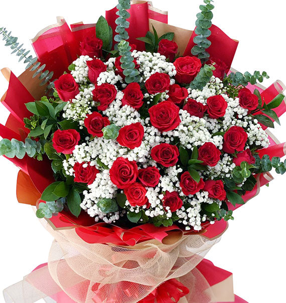 Heartfelt Rose Bouquet Vietnamese Flowers