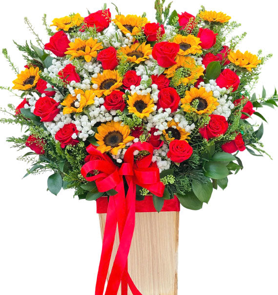 Love of My Life Basket Vietnamese Flowers