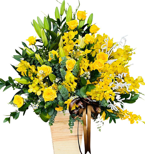 Loving You Dad Basket Vietnamese Flowers