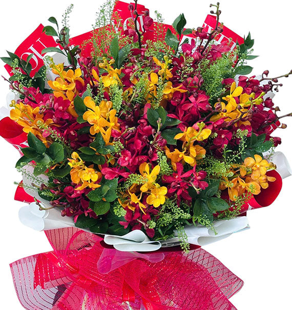 Mokara Orchid Bouquet Vietnamese Flowers