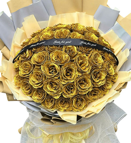 Mom’s Floral Bliss Waxed Roses Vietnam