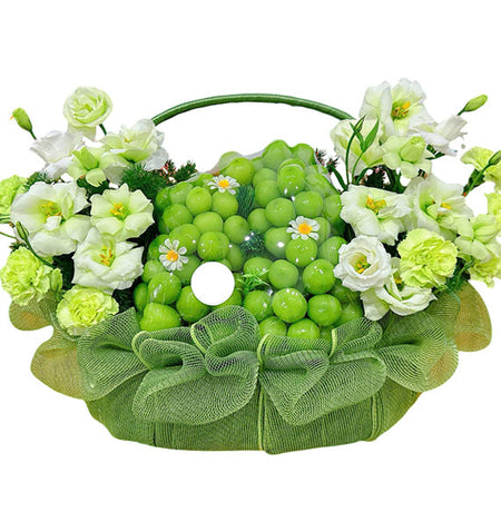 Mom’s Fresh Peony Grape Basket Vietnam
