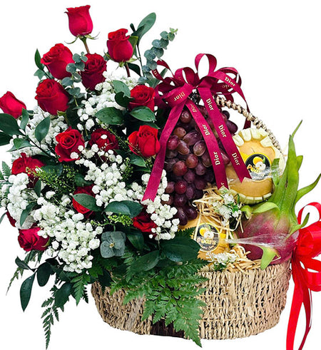 Mom’s Fruit Elegance Basket Vietnam