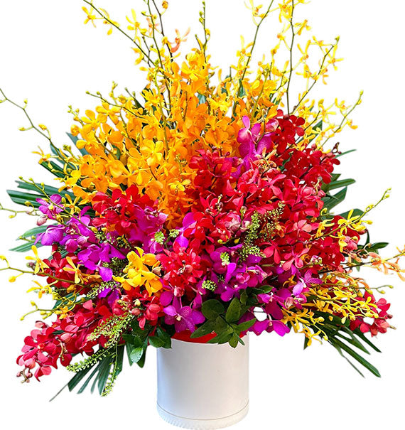 Mom’s Orchid Blooming Day Basket Vietnam