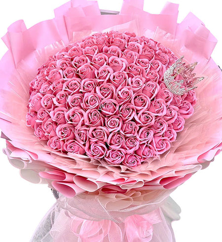 Mom’s Sweet Waxed Roses Bouquet Vietnam