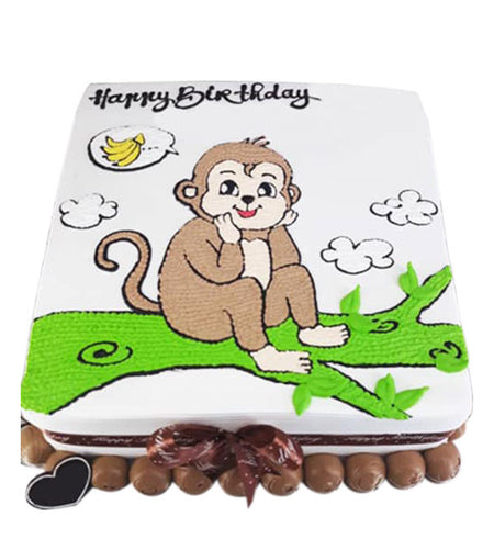 Monkey Cake 02 - Vietnamese Flowers