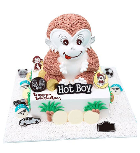 Monkey Cake 03 - Vietnamese Flowers