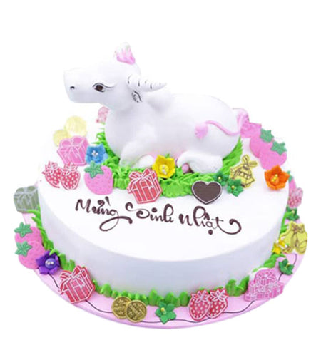 Oxen Cake 03 - Vietnamese Flowers