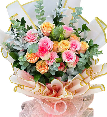 Passionate Rose Bouquet Vietnamese Flowers