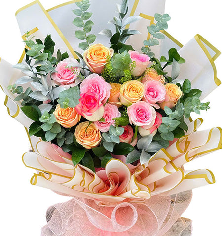 Passionate Rose Bouquet Vietnamese Flowers