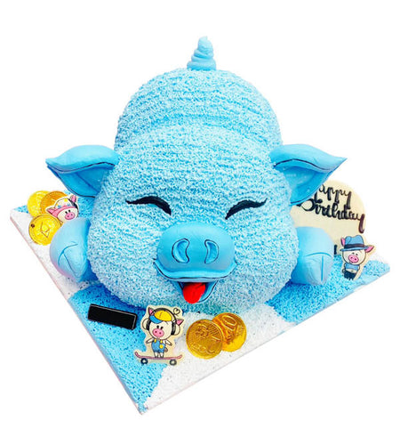 Pig Cake 03 - Vietnamese Flowers