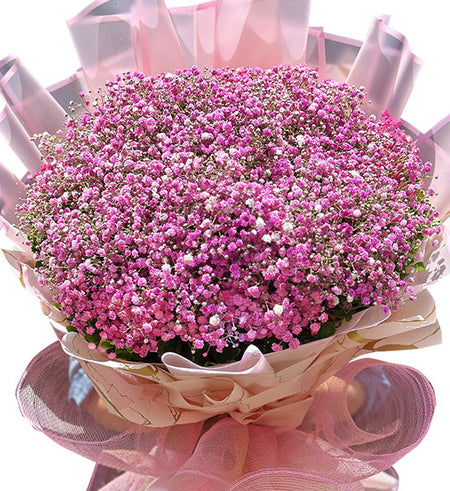Pink Baby’s Breath Bouquet Vietnam