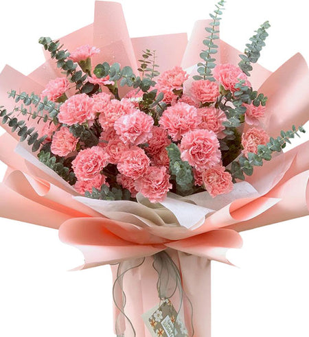 Pink Carnation Bouquet Vietnam