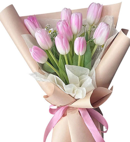 Pink Tulip Bouquet Vietnam