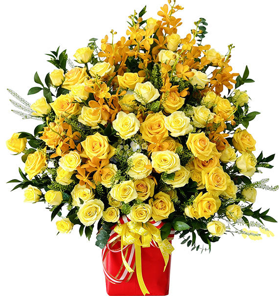 Premium Tropical Mokara Basket Vietnam