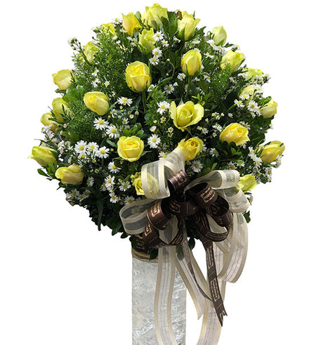 Pure Love Rose Vase Vietnamese Flowers