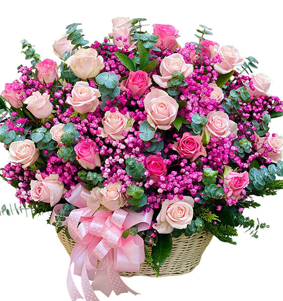 Romantic Bloom Basket Vietnam