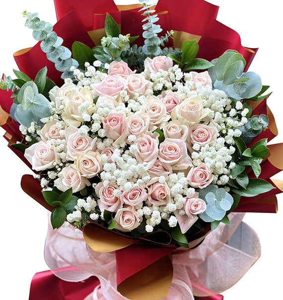 Romantic Dream Rose Bouquet Vietnamese Flowers