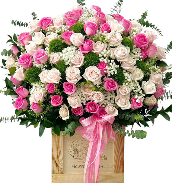 Romantic Floral Basket Vietnam